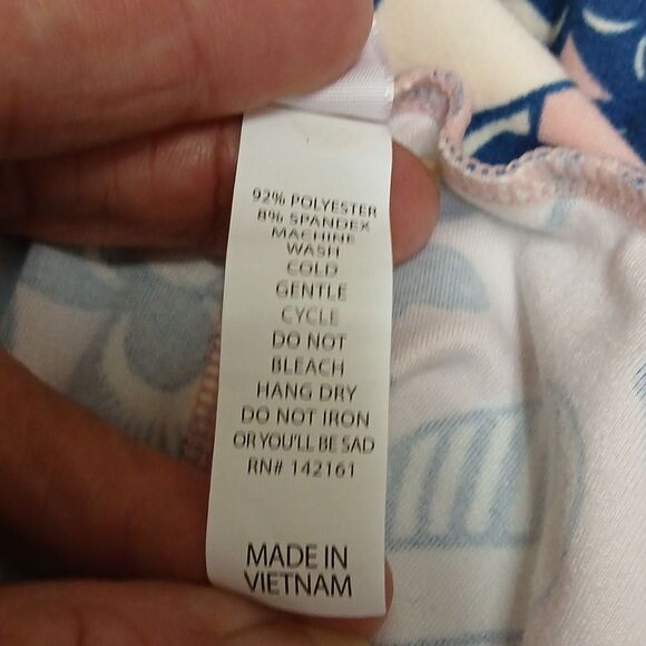 ⭐️5/$25 SALE LuLa Roe Pink and Blue Mickey Mouse Patterned Leggings ONE SIZE - Picture 8 of 9